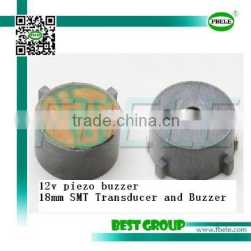 hot sell 12v 95DB 18mm piezo buzzer SMT1810X