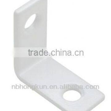 260.35.740 Angle Bracket, steel, white, 27X13X27X1.9mm