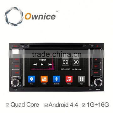 2016 years Ownice android 4.4 quad core dvd car for vw touareg with Bluetooth 16G rom