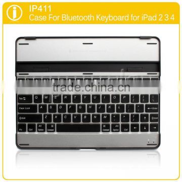 high quality bluetooth keyboard for ipad 2 3 4 aluminum alloy material