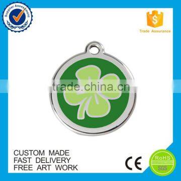 Promotional Cheap Colorful With Glitter Custom Metal Tag photo-5