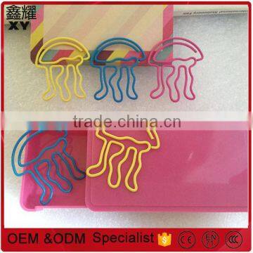 Rosh/EN71 test customer logo colorful vegetable mushroom shape paper clips with plastic box