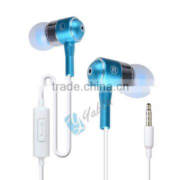 Yabta In-Ear Headset With Mic 3.5mm Wired Earbuds