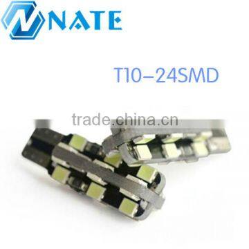 Car Interior Side License Led Light, Canbus Error Free 194 W5W 2835 Led T10 Bulbs