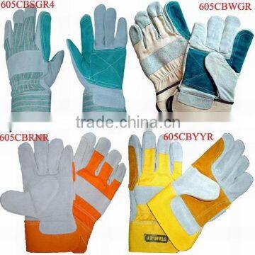 Pakistan high quilty leather working gloves