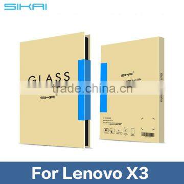 Promotion Arc Edge Anti Fingerprint 9H 0.2MM Tempered Glass Screen Protective Film For Lenovo X3 Glass Film