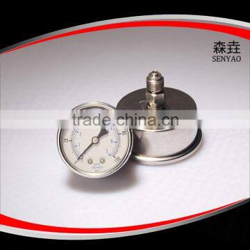 63mm SS04 oil filled pressure gauge