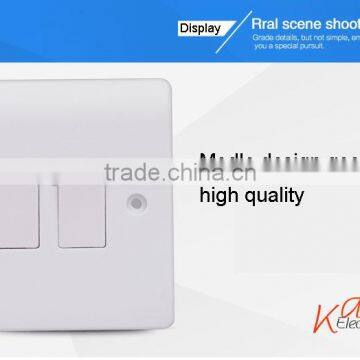 High Quality UK Standard Two Gang One Way or Two Way Wall Switch photo-4