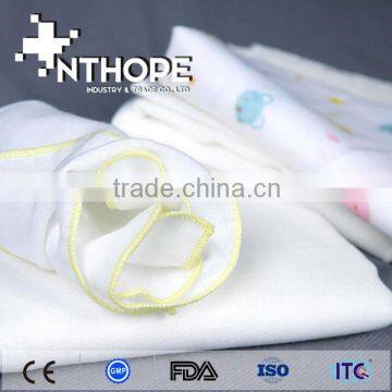 good quality cotton gauze handkerchief lady use