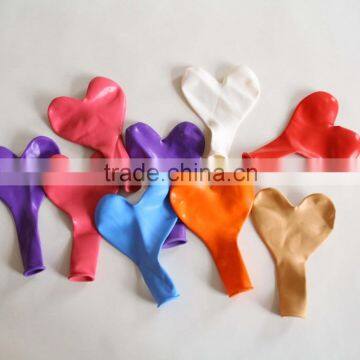 wedding colorful heart shape latex balloons