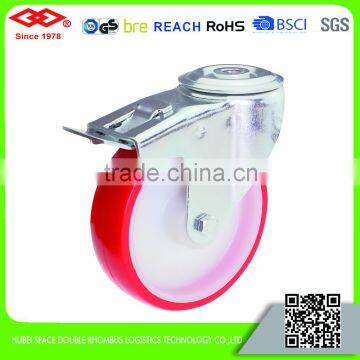 80mm PU wheel caster European type industrial castor