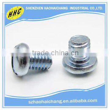 China hardware customized high precision metal slotted screw