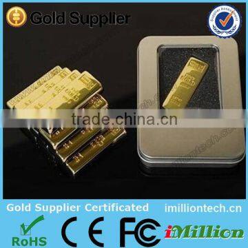 Bulk Item 8gb memoria usb, mini usb stick gold bar