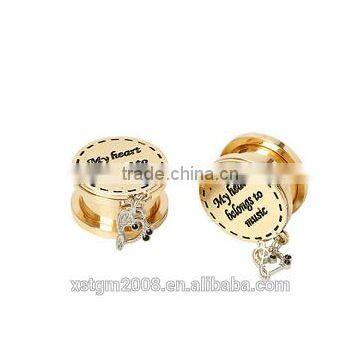 new style ear plug tunnel piercing jewelry fashion jewelry