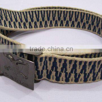 Cotton multi color webbing belt