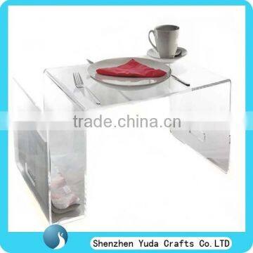 customized acrylic decoration tray acrylic bed tray supplier