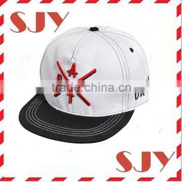 Mens Letter Embroidery Fitted Flat Bill Hats Cool Snapback Hip Hop Cap photo-3