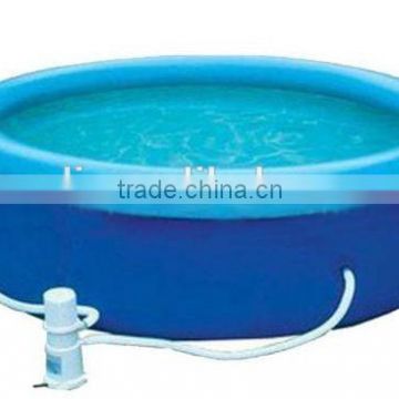 Summer blue inflatable water pool