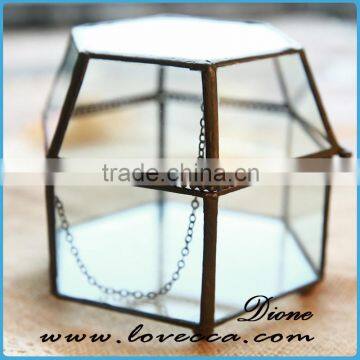 Hot Sale Indoor Plant Glass Terrarium Clear Glass Geometrical Hanging Terrarium-tiffany Geometric Glass Terrarium photo-4