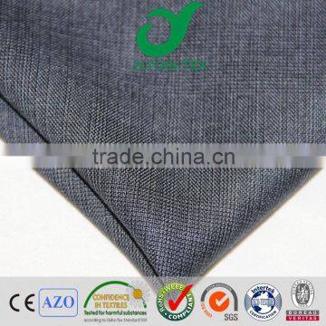 2016 Wholesale tr slub woven dobby check design men's fashion uniform suiting fabric