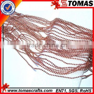 Guangzhou custom 1 mm color ball chains