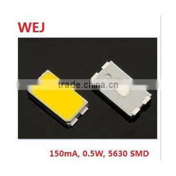 High quality led, 2700K CRI80, 150mA, Warm white 5630 led smd led