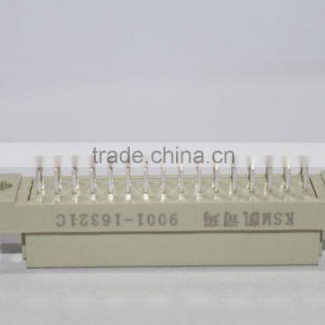 Row 2 Stright 32pin Din 41612 Euro Connector Female 2.54mm photo-2