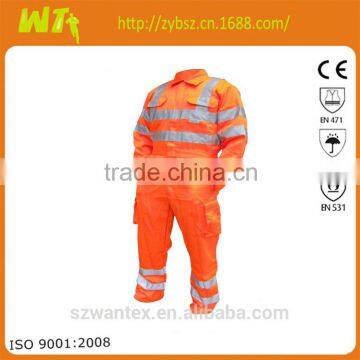 hot sale 100% cotton working reflective safety life coal mine coverall