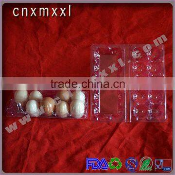 10pcs transparent egg storage container