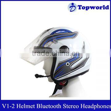 Waterproof Motorcycle Helmet Bluetooth Stereo Headphones V1-2