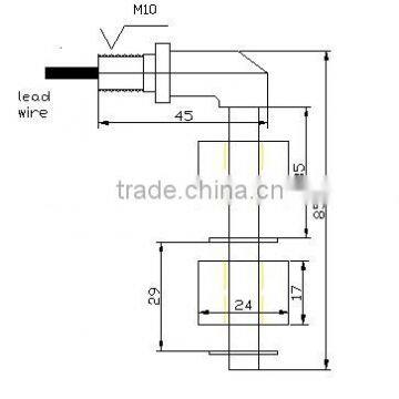 side mounted magnetic float type air condition level sensor