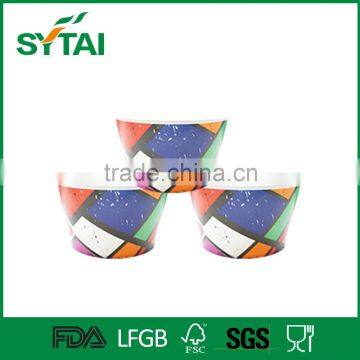 Wholesale Best Selling Custom Logo Printed pe Coated Ice Cream Paper Serving Container From Wuhan Manufacturer photo-3