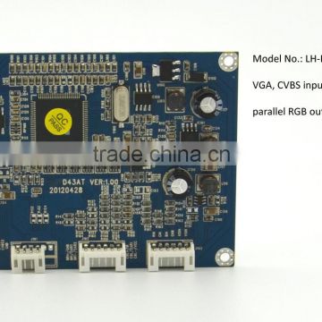 VGA input LCD driver board LH-D43AT for small TFT lcd display