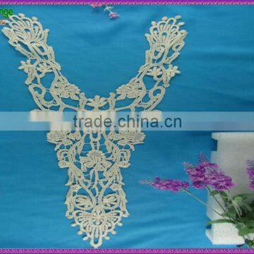 Dresses guipure lace Textile Embroidered machine embroidery lace collar for garment