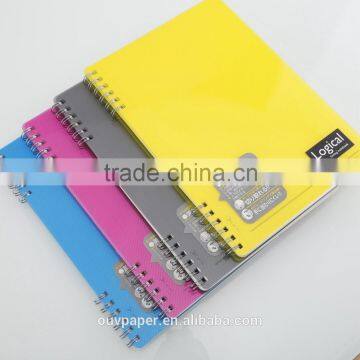 a4 Plastic Cover Spiral Notebook Plastic Binding photo-5