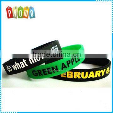 cheap promotional personalized silicone wristbands