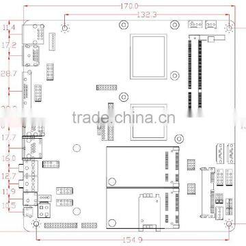 Custom Motherboard Integrated Intel Celeron 1037 u Mini pc Industrial Motherboard photo-4
