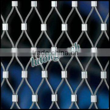 304 Hand woven stainless steel wire rope mesh