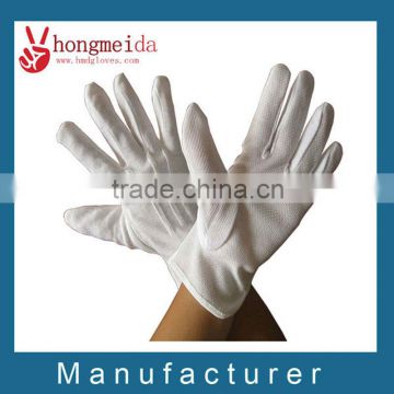 marching band white nylon gloves waiter unifrom cotton gloves