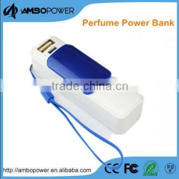Factory Price 2600mah Water Proof Power Bank With Clip