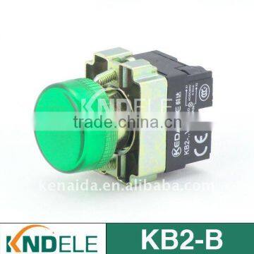 Resistance-type,waterproof led button indicator B2-BV