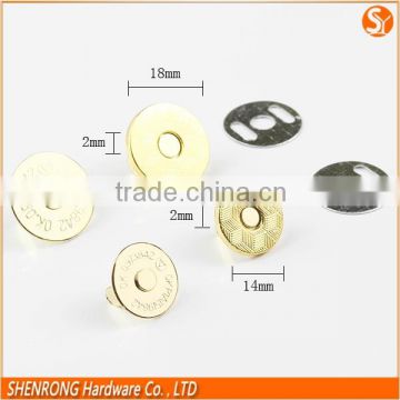 T2mm thickness Ultra-thin magnetic button clothings strong magnetic button