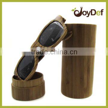 Handmade Cheap Round Bamboo Designer Brand Sunglasses Case