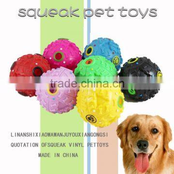 DP001 S-M-L 2014 new pet products vinyl dog ball toys of pet toy