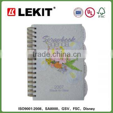 OEM design spiral notebook wholesale