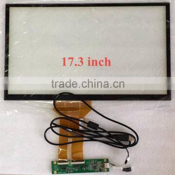 Projected Capacitive Touch Panel 17.3'' waterproof touch