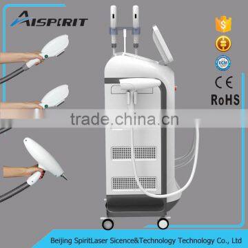 SHR/E-light/ ND YAG laser multifunctional machine for beauty spa