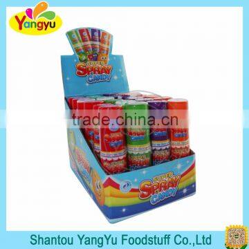 Custom size suit for children funny sour flavours spray candy