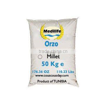 WholeSale Orzo Barley 100% Durum Wheat Semolina Flour. Ultra Premium Quality Orzo Barley. WholeSale Orzo Medium Grain Bag 50 Kg. photo-2