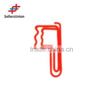 Promotional paper clips, customized metal paper clips in different shapes, colors, size